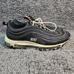 Nike Air Max 97 Shoes Mens 8.5 Premium Black White Big Logo Athletic Sneakers